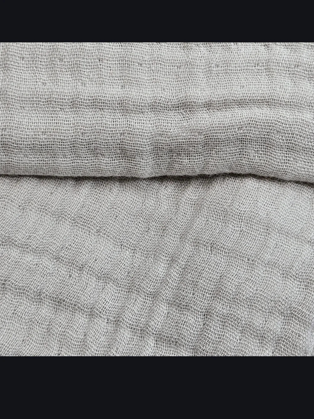 NWT QUINCE Organic Cotton Gauze Napkins Light Grey 3097